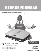 George Foreman GRP72CTTSCAN G-Broil Supreme Manuel utilisateur
