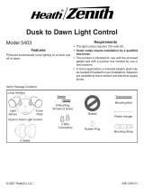 Heath Zenith Dusk to Dawn Light Control 5403 Manuel utilisateur