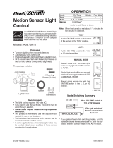 Heath Zenith SL-5410-GR - Heath - 110-Degree Motion Sensing Security Light Manuel utilisateur