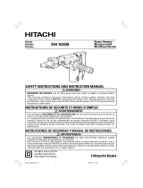 Hitachi DH50SBK - 2" Spline Rotary HAMMERW/CASE 10.4Amp AC Manuel utilisateur