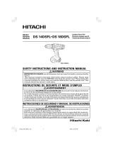 Hitachi DS 18DSFL Manuel utilisateur