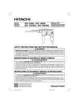 Hitachi DV 16SS Manuel utilisateur
