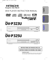 Hitachi DV-P323U Manuel utilisateur