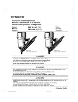 Hitachi NR 83A2S Instruction and safety Manuel utilisateur