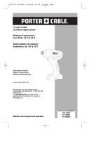 Porter-Cable PCL180ID Manuel utilisateur