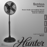 Hunter Bamboo 90161 Manuel utilisateur