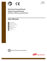 Ingersoll-Rand ETW-E25 Manuel utilisateur