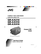 JVC GR-AX310 Manuel utilisateur