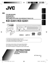 JVC CD Receiver KD-G441 Manuel utilisateur