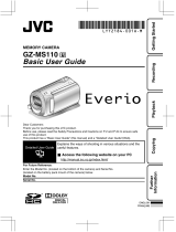 JVC Everio GZ-MS110U Manuel utilisateur
