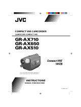 JVC GR-AX650 Manuel utilisateur