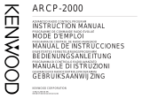 Kenwood ARCP-2000 Manuel utilisateur