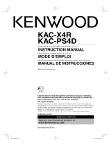 Kenwood KAC-X4R Manuel utilisateur