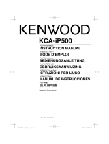 Kenwood KCA-IP500 Manuel utilisateur