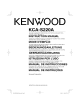 Kenwood KCA-S220A - Car Audio Switcher Manuel utilisateur