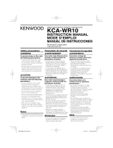 Kenwood KCA-WR10 Manuel utilisateur