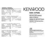 Kenwood KDC-CPS81 Manuel utilisateur