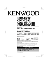 Kenwood KDC-X692 Manuel utilisateur