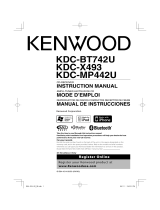 Kenwood KDC-BT742U Manuel utilisateur