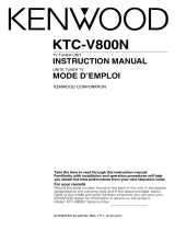 Kenwood KTC-V800N Manuel utilisateur