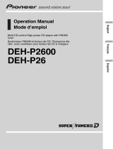 Pioneer DEH-P2600 Manuel utilisateur