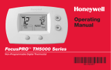 Honeywell TH5000 Manuel utilisateur
