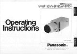 Panasonic WV-BP134 Manuel utilisateur