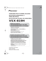 Pioneer VSX-819H-K Manuel utilisateur