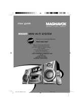 Magnavox MAS85 Manuel utilisateur