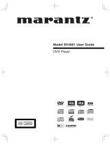Marantz DV4001P Manuel utilisateur