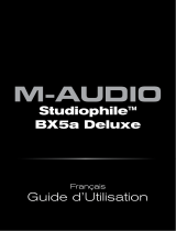 M-Audio Studiophile BX5a Deluxe Manuel utilisateur