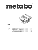 Metabo TS 250 Manuel utilisateur