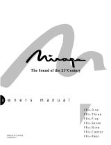 Mirage FRx-Center Manuel utilisateur