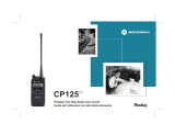 Motorola CP125 Manuel utilisateur