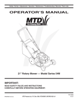 MTD Series 54M Manuel utilisateur