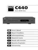 NAD C440 Manuel utilisateur