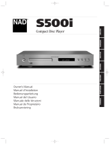 NAD S500i Manuel utilisateur