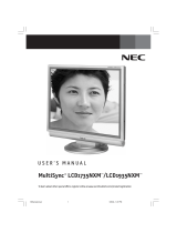 NEC LCD1935NXM Manuel utilisateur