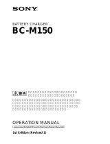 Sony BC M150 Manuel utilisateur