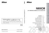 Nikon AF-S NIKKOR 28-300MM F-3.5-5.6G ED VR Manuel utilisateur