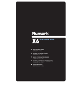 Numark Industries X6 Manuel utilisateur