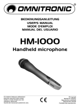 Omnitron Systems Technology HM-1000 Manuel utilisateur