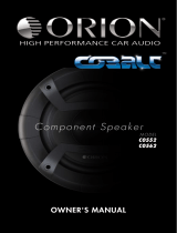 Orion Car Audio Cobalt CO652 Manuel utilisateur