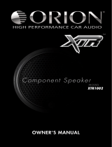 Orion Car Audio XTR1002 Manuel utilisateur