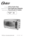 Oster 6-Slice Toaster Oven Manuel utilisateur