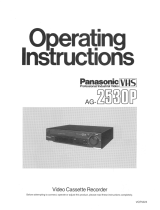 Panasonic AG-2530P Manuel utilisateur