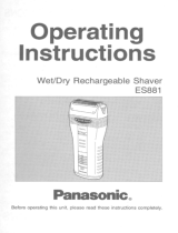 Panasonic ES881 Manuel utilisateur