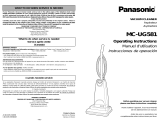 Panasonic MC-UG581 Manuel utilisateur