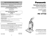 Panasonic MC-V7710 Manuel utilisateur