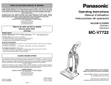 Panasonic MC-V7722 Manuel utilisateur